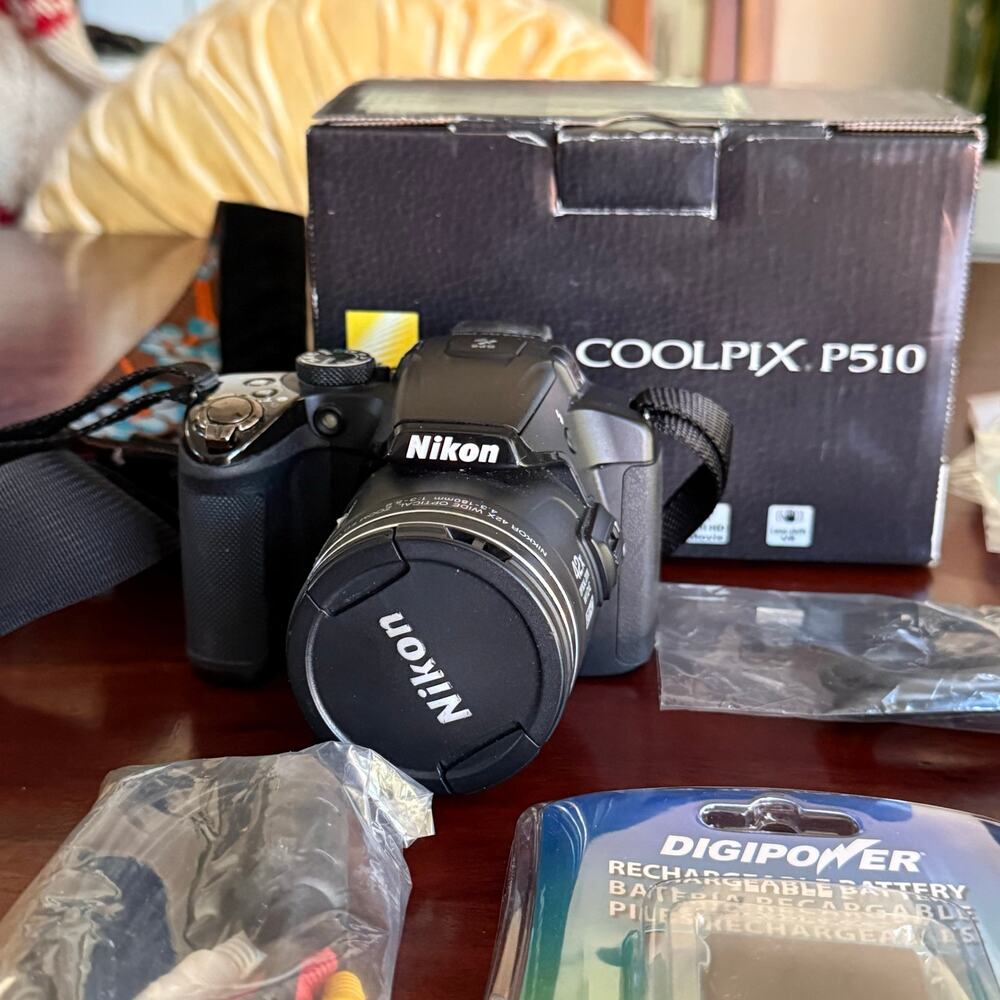 Nikon COOLPIX P510 Bridge Camera 42x Optical Zoom Full HD Built-in Flash Black - Picture 2 of 15